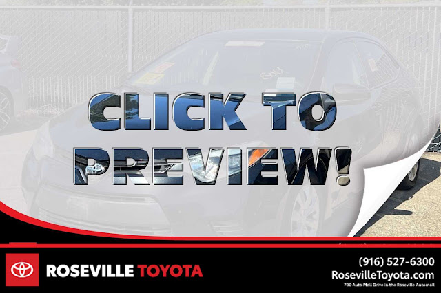 2015 Toyota Corolla LE